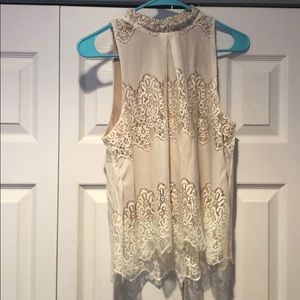 Lace crop top
